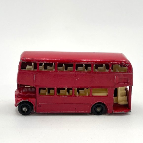 Vintage Matchbox Lesney Routmaster Bus No. 5 Double Decker Red - Picture 1 of 8